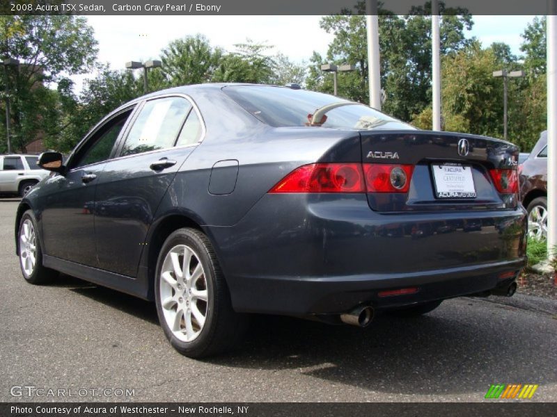 Carbon Gray Pearl / Ebony 2008 Acura TSX Sedan