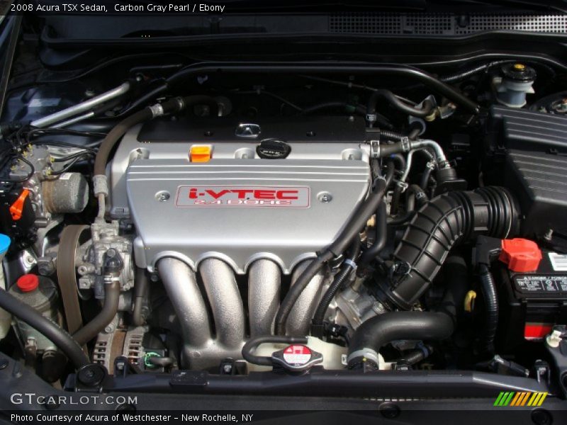 Carbon Gray Pearl / Ebony 2008 Acura TSX Sedan