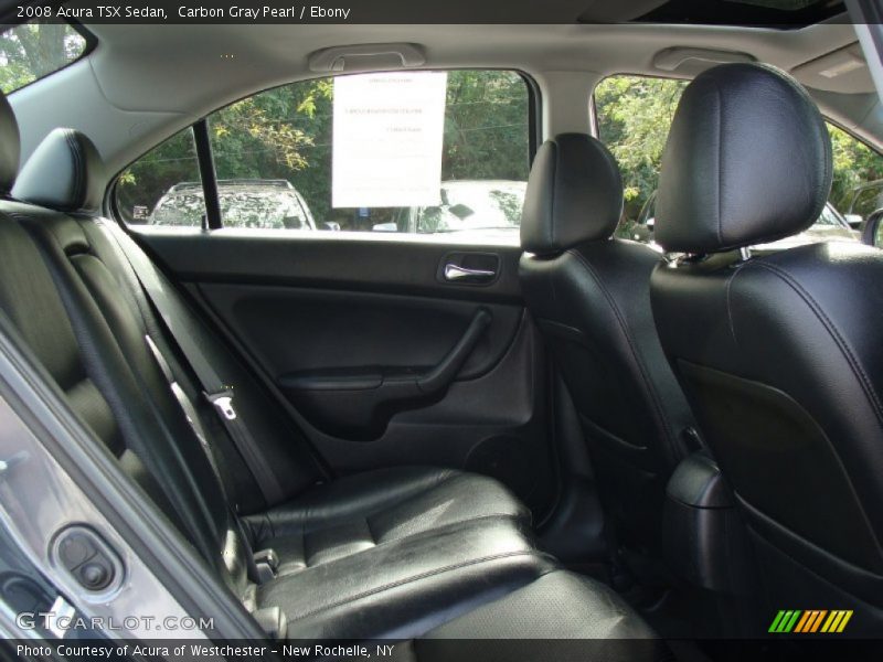 Carbon Gray Pearl / Ebony 2008 Acura TSX Sedan