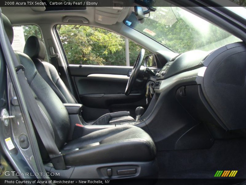 Carbon Gray Pearl / Ebony 2008 Acura TSX Sedan