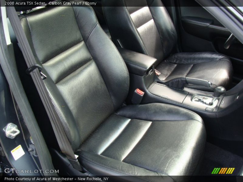 Carbon Gray Pearl / Ebony 2008 Acura TSX Sedan