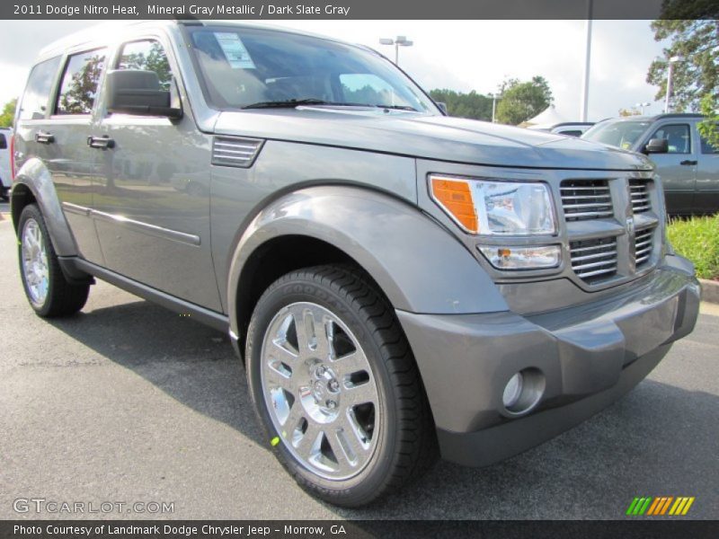Mineral Gray Metallic / Dark Slate Gray 2011 Dodge Nitro Heat