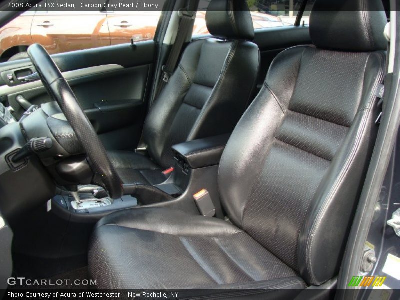 Carbon Gray Pearl / Ebony 2008 Acura TSX Sedan