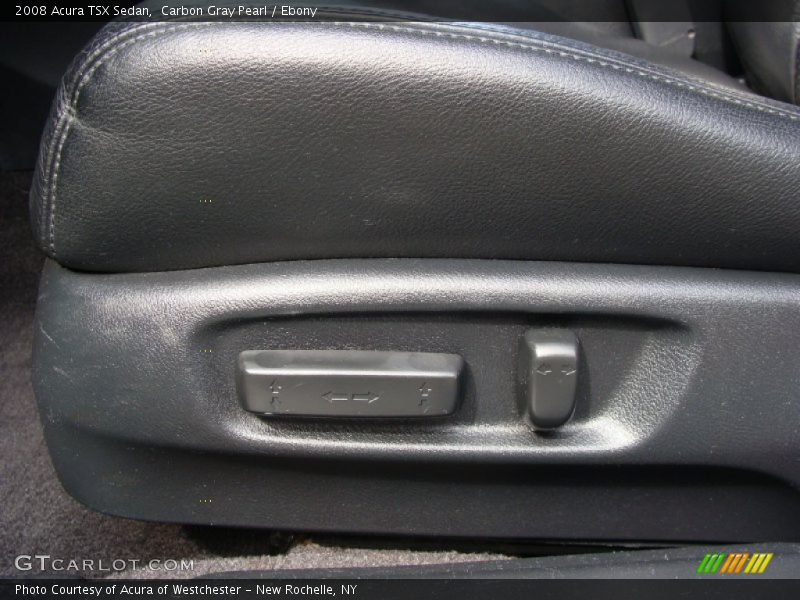 Carbon Gray Pearl / Ebony 2008 Acura TSX Sedan