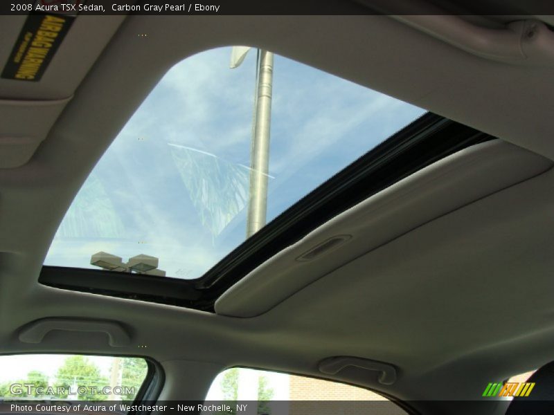 Carbon Gray Pearl / Ebony 2008 Acura TSX Sedan