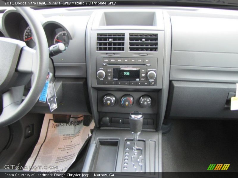 Mineral Gray Metallic / Dark Slate Gray 2011 Dodge Nitro Heat