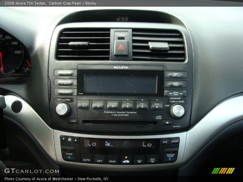 Carbon Gray Pearl / Ebony 2008 Acura TSX Sedan