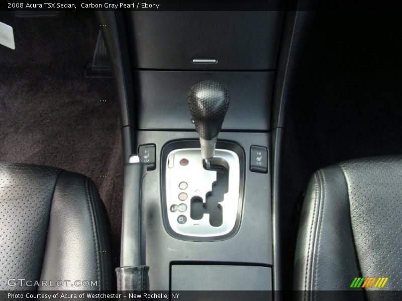 Carbon Gray Pearl / Ebony 2008 Acura TSX Sedan