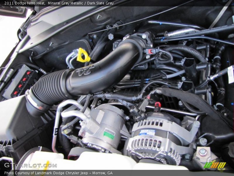 Mineral Gray Metallic / Dark Slate Gray 2011 Dodge Nitro Heat
