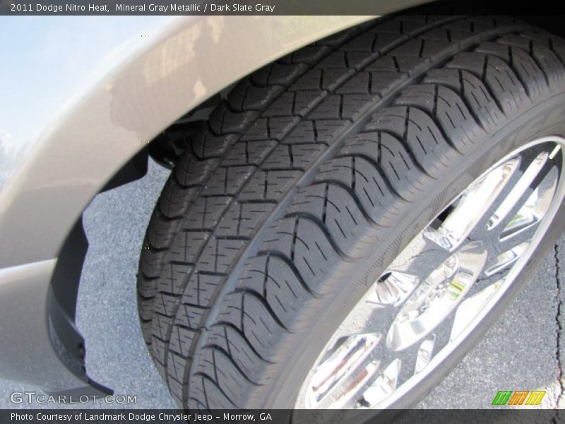 Mineral Gray Metallic / Dark Slate Gray 2011 Dodge Nitro Heat