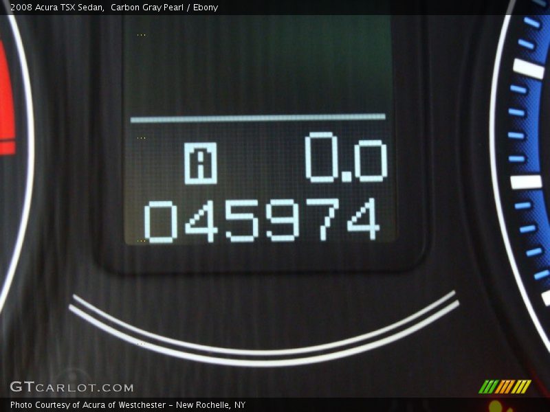 Carbon Gray Pearl / Ebony 2008 Acura TSX Sedan