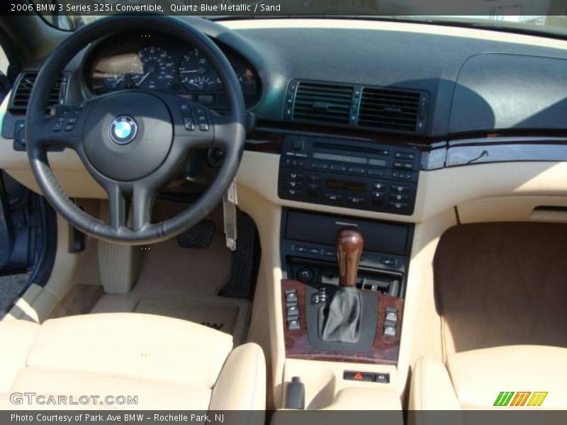 Quartz Blue Metallic / Sand 2006 BMW 3 Series 325i Convertible