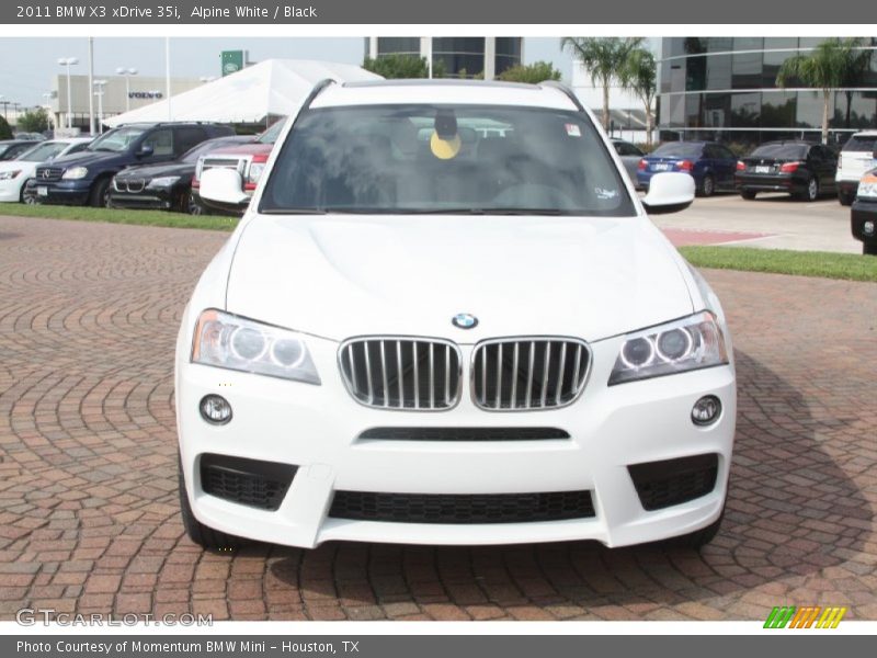 Alpine White / Black 2011 BMW X3 xDrive 35i
