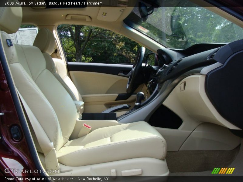 Basque Red Pearl / Parchment 2009 Acura TSX Sedan