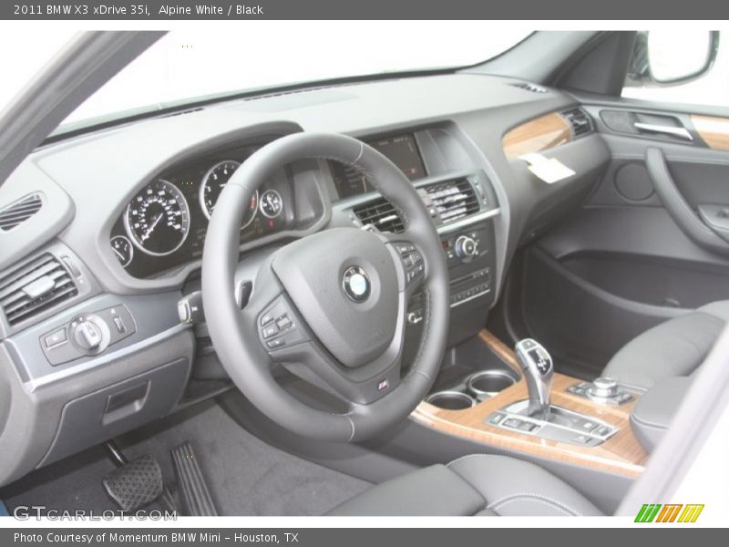 Alpine White / Black 2011 BMW X3 xDrive 35i