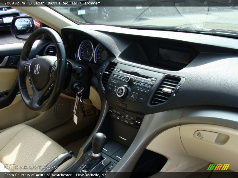 Basque Red Pearl / Parchment 2009 Acura TSX Sedan