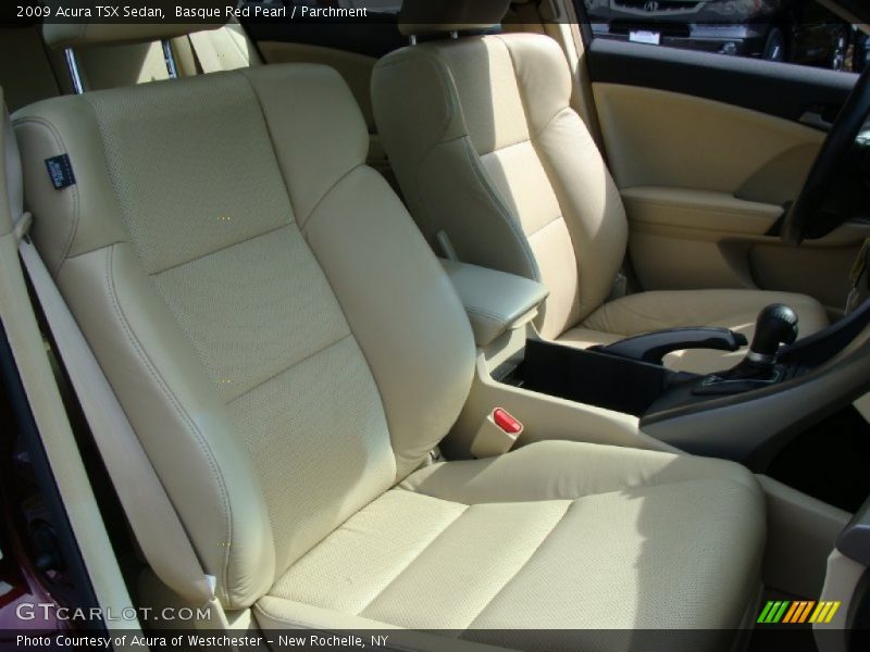 Basque Red Pearl / Parchment 2009 Acura TSX Sedan