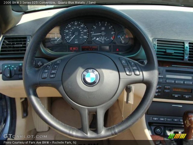 Quartz Blue Metallic / Sand 2006 BMW 3 Series 325i Convertible