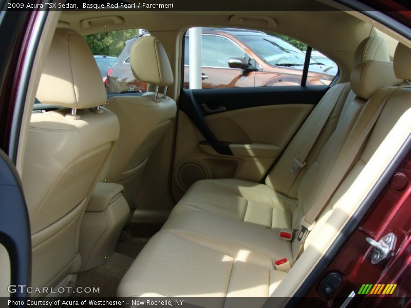 Basque Red Pearl / Parchment 2009 Acura TSX Sedan