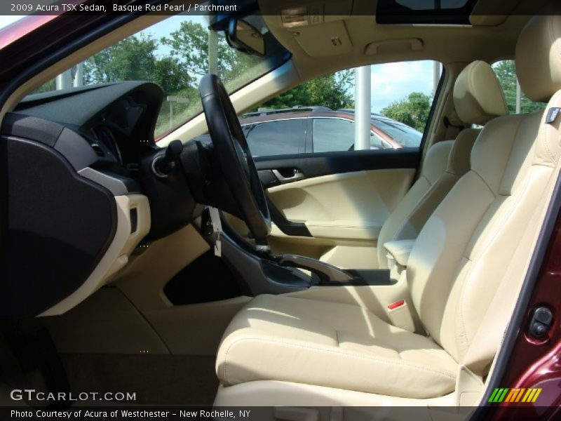 Basque Red Pearl / Parchment 2009 Acura TSX Sedan