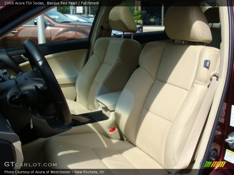 Basque Red Pearl / Parchment 2009 Acura TSX Sedan
