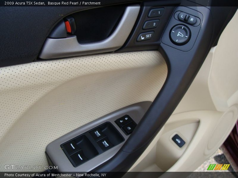 Basque Red Pearl / Parchment 2009 Acura TSX Sedan