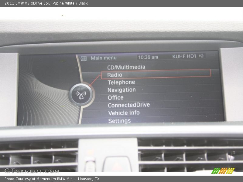 Alpine White / Black 2011 BMW X3 xDrive 35i