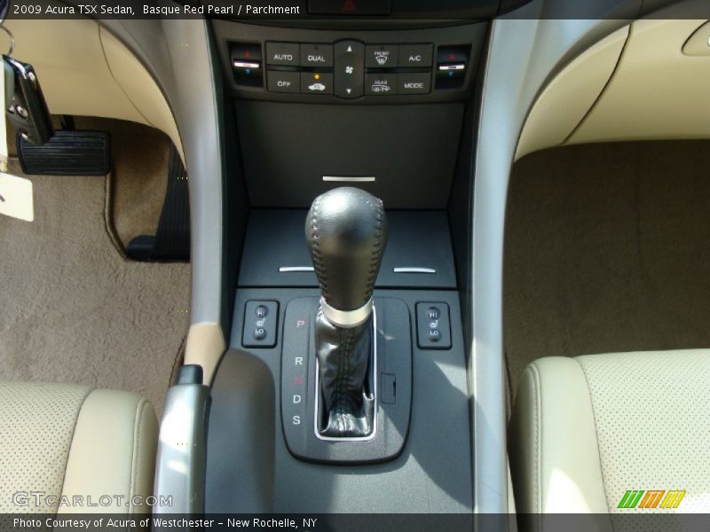 Basque Red Pearl / Parchment 2009 Acura TSX Sedan