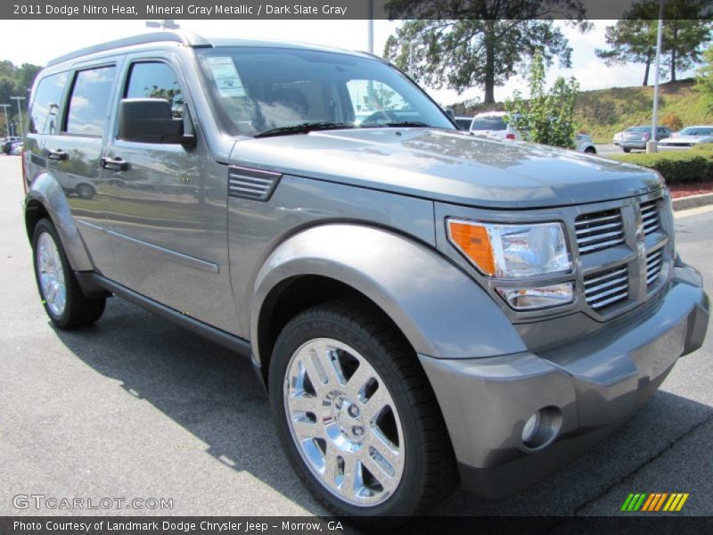 Mineral Gray Metallic / Dark Slate Gray 2011 Dodge Nitro Heat
