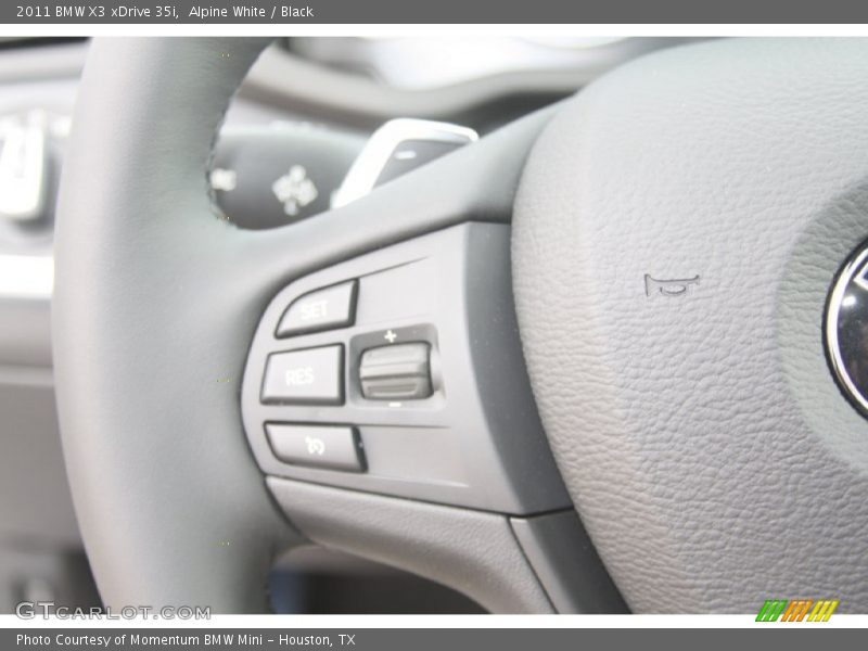 Alpine White / Black 2011 BMW X3 xDrive 35i