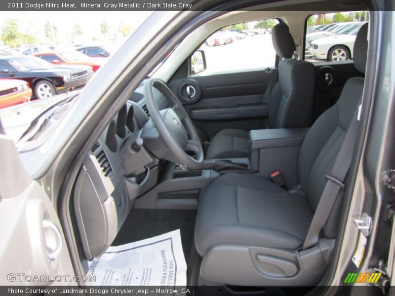 Mineral Gray Metallic / Dark Slate Gray 2011 Dodge Nitro Heat