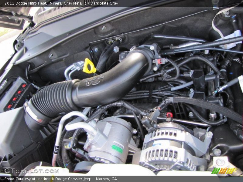 Mineral Gray Metallic / Dark Slate Gray 2011 Dodge Nitro Heat