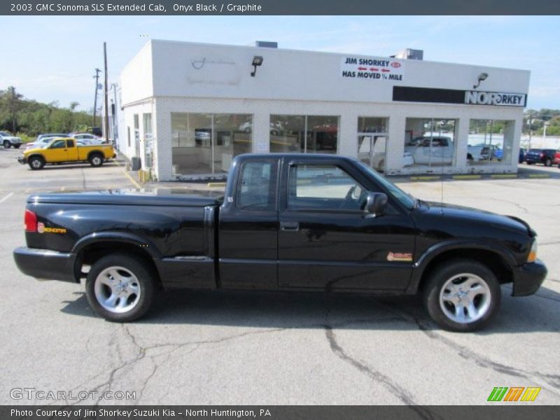 Onyx Black / Graphite 2003 GMC Sonoma SLS Extended Cab