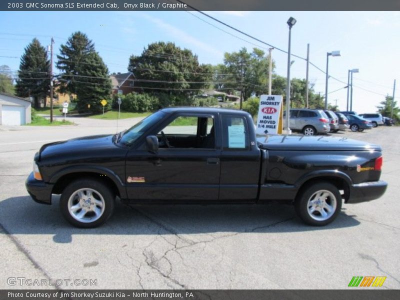 Onyx Black / Graphite 2003 GMC Sonoma SLS Extended Cab