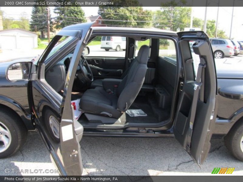 Onyx Black / Graphite 2003 GMC Sonoma SLS Extended Cab