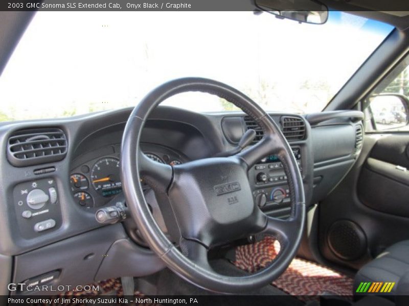 Onyx Black / Graphite 2003 GMC Sonoma SLS Extended Cab