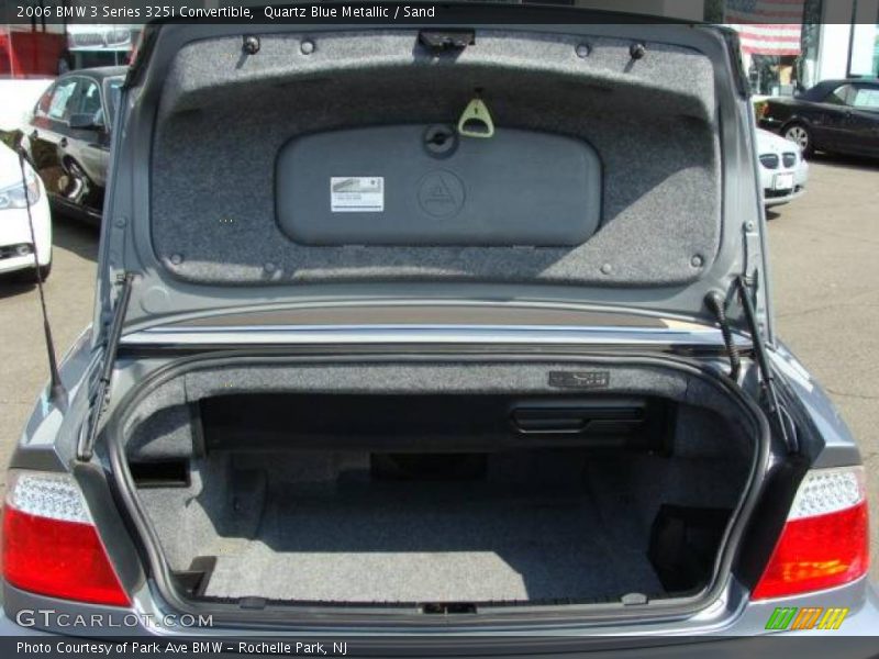 Quartz Blue Metallic / Sand 2006 BMW 3 Series 325i Convertible