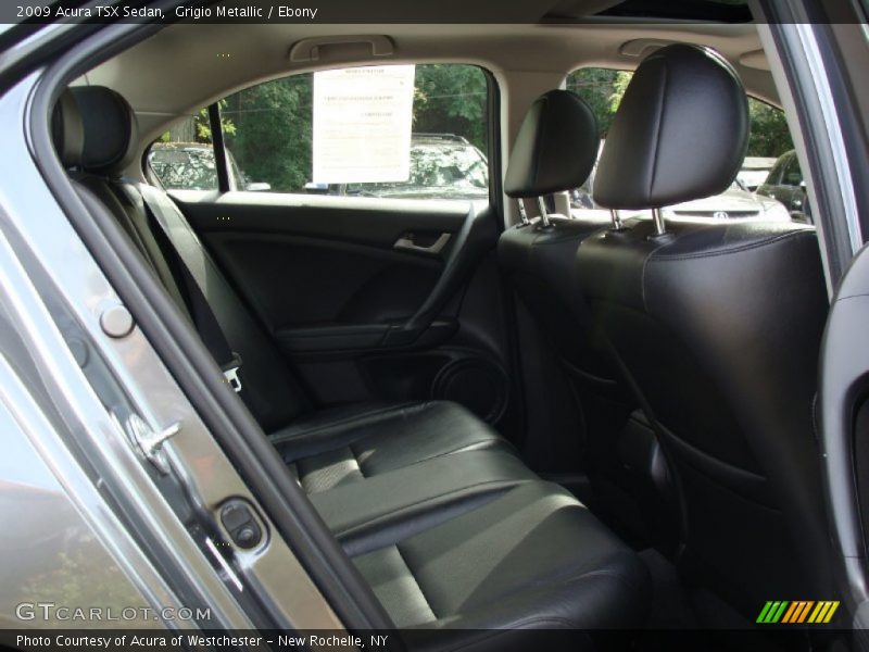 Grigio Metallic / Ebony 2009 Acura TSX Sedan