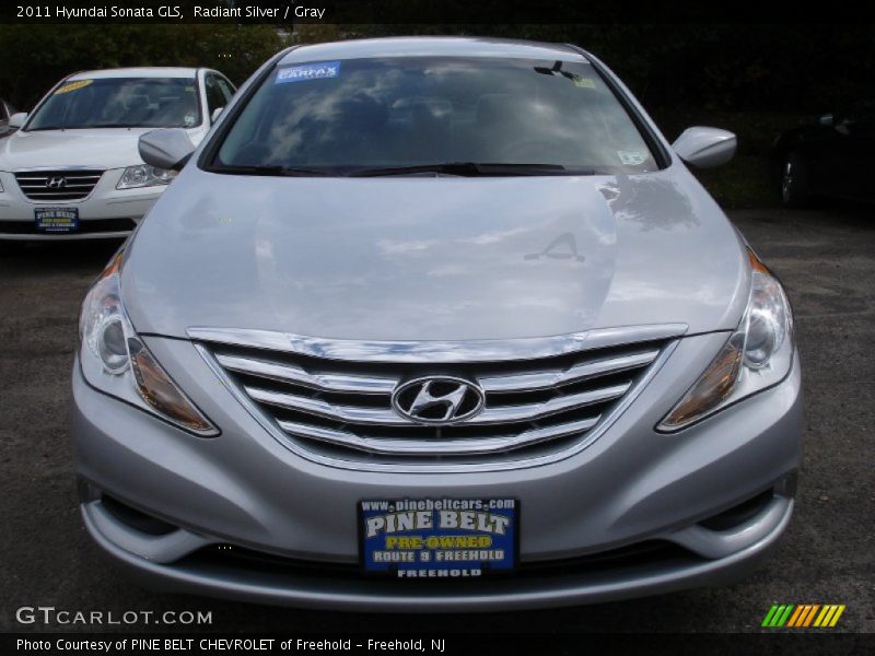 Radiant Silver / Gray 2011 Hyundai Sonata GLS