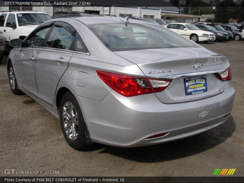 Radiant Silver / Gray 2011 Hyundai Sonata GLS