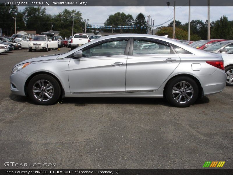 Radiant Silver / Gray 2011 Hyundai Sonata GLS