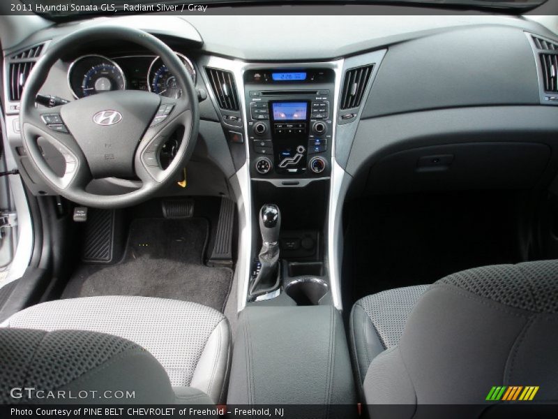 Radiant Silver / Gray 2011 Hyundai Sonata GLS