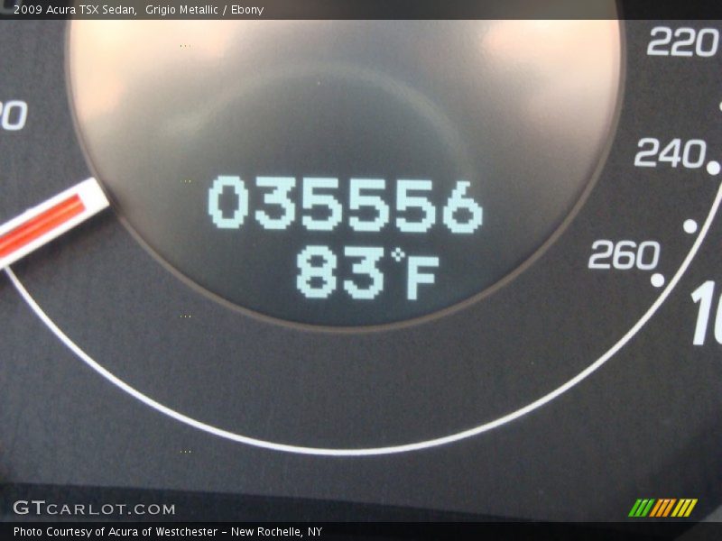 Grigio Metallic / Ebony 2009 Acura TSX Sedan