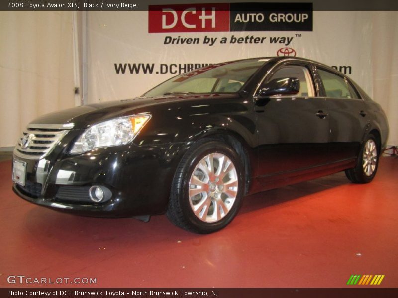 Black / Ivory Beige 2008 Toyota Avalon XLS
