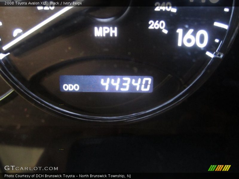 Black / Ivory Beige 2008 Toyota Avalon XLS