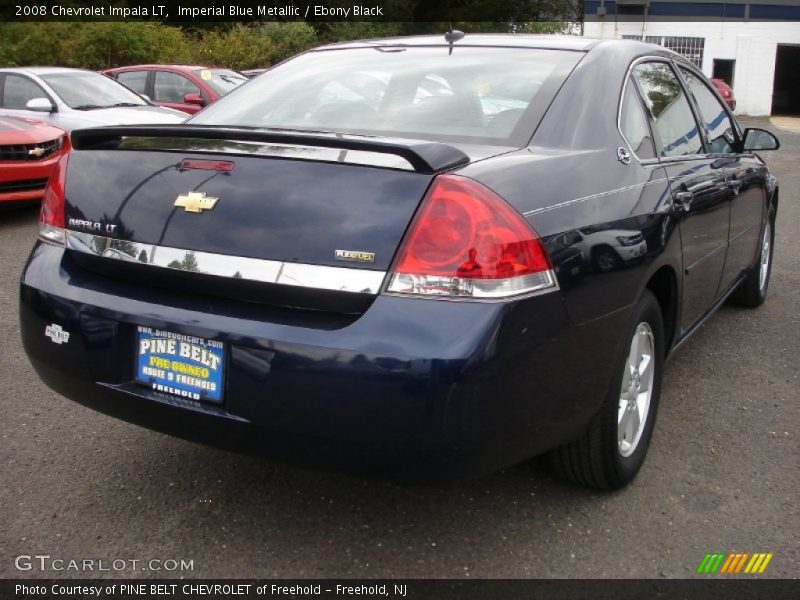 Imperial Blue Metallic / Ebony Black 2008 Chevrolet Impala LT