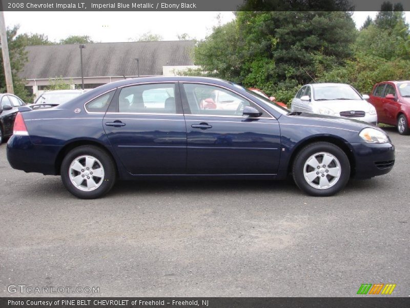 Imperial Blue Metallic / Ebony Black 2008 Chevrolet Impala LT