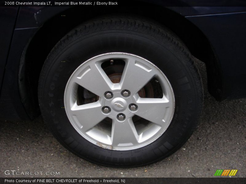 Imperial Blue Metallic / Ebony Black 2008 Chevrolet Impala LT