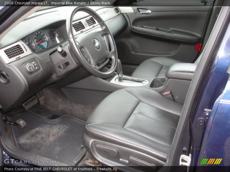 Imperial Blue Metallic / Ebony Black 2008 Chevrolet Impala LT