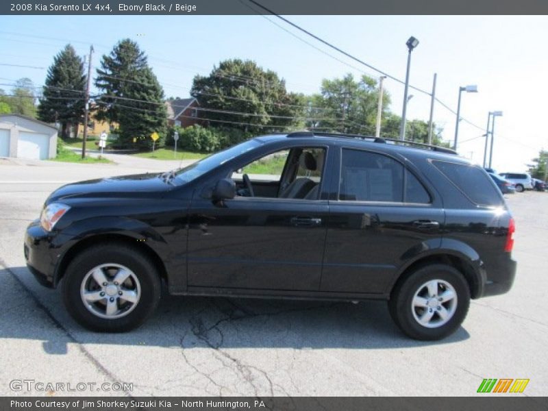 Ebony Black / Beige 2008 Kia Sorento LX 4x4